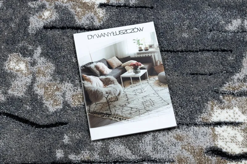Dywan nowoczesny COZY 8876 Rio - Strukturalny, dwa poziomy runa szary