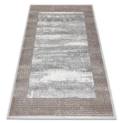 Tappeto NOBLE moderno 1512 67 Telaio, greco vintage - Structural due livelli di pile crema / beige