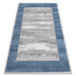 Tappeto NOBLE moderno 1512 68 Telaio, greco vintage - Structural due livelli di pile crema / blu