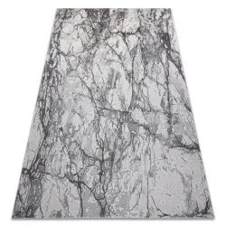 Tappeto NOBLE moderno 9962 65 Marmo, calcolo - Structural due livelli di pile crema / grigio