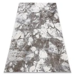 Tappeto NOBLE moderno 1515 64 Marmo, geometrico - Structural due livelli di pile crema / grigio