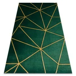 Tappeto EMERALD esclusivo 1013 glamour, elegante géométrique crema / oro