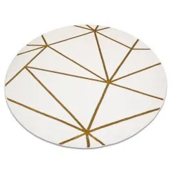 Tappeto EMERALD esclusivo 1013 cerchio - glamour, elegante géométrique crema / oro