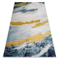 Tappeto EMERALD esclusivo 1023 glamour, elegante astrazione blu / oro