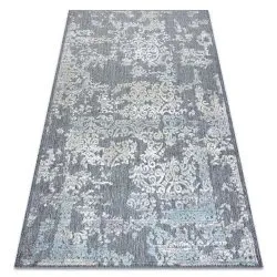 Tappeto Structural SOLE D3812 Ornamento - tessuto piatto grigio / beige