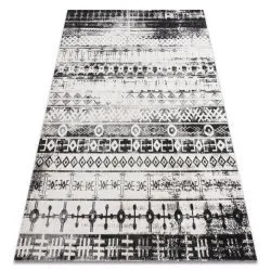 Tappeto moderno MUNDO E0592 etnico da esterno beige / nero