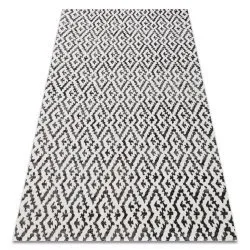 Tappeto moderno MUNDO E0621 geometrico da esterno beige / nero