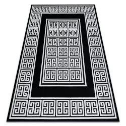 Tappeto GLOSS moderno 6776 85 elegante, telaio, greco nero / avorio