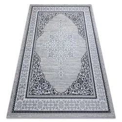 Tappeto GLOSS moderno 8490 52 Ornamento, elegante, telaio avorio / grigio