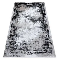 Tappeto GLOSS moderno 8493 78 vintage, elegante, telaio grigio / nero