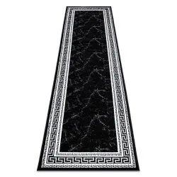 Tappeto, tappeti passatoie GLOSS moderno 2813 87 elegante, telaio, greco nero / grigio
