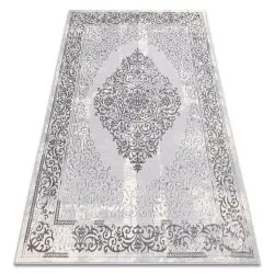 Tappeto CORE W7161 Rosetta Vintage - strutturale, due livelli di pile, grigio