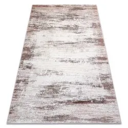 Tappeto CORE W9775 Frame, ombreggiato - strutturale, due livelli di pile, beige / rosa