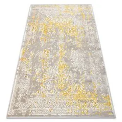 Tappeto CORE 3807 Ornamento Vintage - strutturale, due livelli di pile, beige / oro