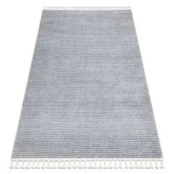 Tappeto SEVILLA PC00B strisce grigio Frange berbero marocchino shaggy
