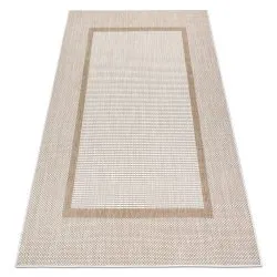 Tappeto SISAL SION Telaio 21782 tessuto piatto ecru / beige
