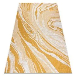 Tappeto SISAL SION Marmo 22169 tessuto piatto ecru / giallo / beige