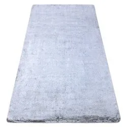 Tappeto da lavaggio moderno LAPIN shaggy antisdrucciolevole grigio / avorio