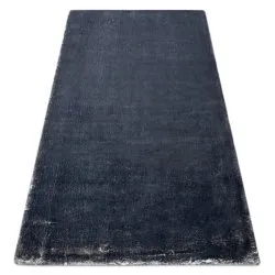 Tappeto da lavaggio moderno LAPIN shaggy antisdrucciolevole avorio / nero