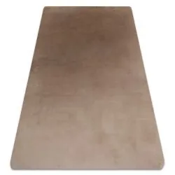 Tappeto POSH Shaggy cammello, beige spesso, peluche, antiscivolo, lavabile
