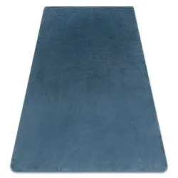 Tappeto POSH Shaggy cammello, blu peluche, antiscivolo, lavabile