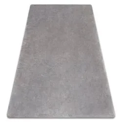 Tappeto POSH Shaggy grigio peluche, antiscivolo, lavabile