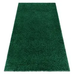 Tappeto SOFFI shaggy 5cm verde bottiglia