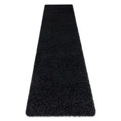 Tappeto, tappeti passatoie SOFFI shaggy 5cm nero - per il soggiorno, la cucina, il corridoio