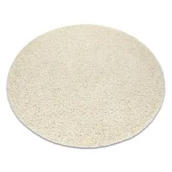 Tappeto SOFFI cerchio shaggy 5cm crema