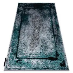 Tappeto DE LUXE moderno 624 Telaio - Structural grigio / verde