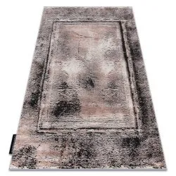 Tappeto DE LUXE moderno 634 Telaio vintage - Structural grigio / rosa