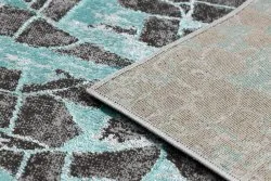 Tappeto DE LUXE moderno 2079 vintage - Structural verde / antracite