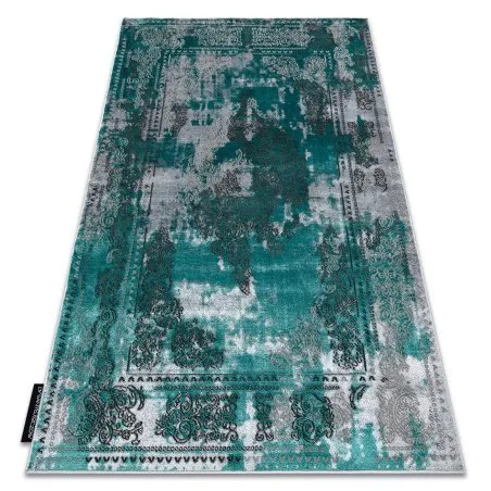 Tappeto DE LUXE moderno 6827 Astrazione, vintage - Structural verde / grigio