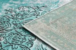 Tappeto DE LUXE moderno 6827 Astrazione, vintage - Structural verde / grigio