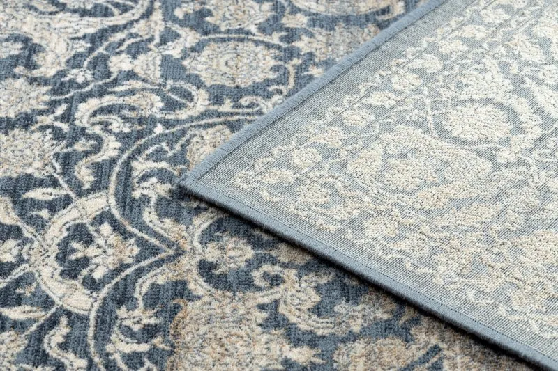Tappeto NAIN Ornamento vintage 7557/51944 beige / blu scuro