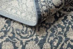Tappeto NAIN Ornamento vintage 7557/51944 beige / blu scuro