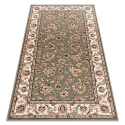 Tappeto NAIN Ornamento, telaio 7338/51088 verde / beige
