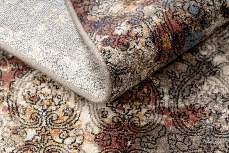 Tappeto NAIN Ornamento vintage 7700/51922 beige / blu scuro / terracotta