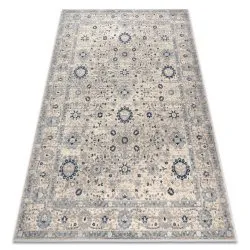 Tappeto NAIN Telaio ornamento 7586/51935 beige / blu scuro