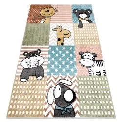 Tappeto FUN Pets per bambini, animali colorato multi
