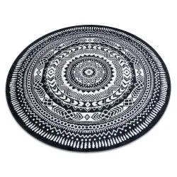 Tappeto FUN Napkin tovagliolo cerchio - nero