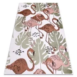 Tappeto FUN Flami per bambini fenicotteri crema