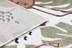 Tappeto FUN Flami per bambini fenicotteri crema