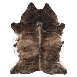 Tappeto Imitazione pelle di bovino, Mucca G4740-1 Pelle Marrone