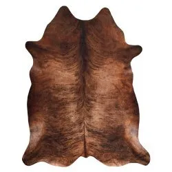 Tappeto Imitazione pelle di bovino, Mucca G5067-3 Pelle Marrone