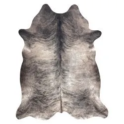 Tappeto Imitazione pelle di bovino, Mucca G5067-4 Pelle grigio