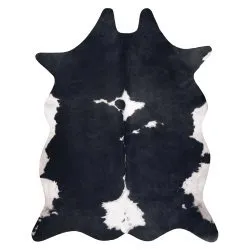Tappeto Imitazione pelle di bovino, Mucca G5070-3 pelle nera bianca