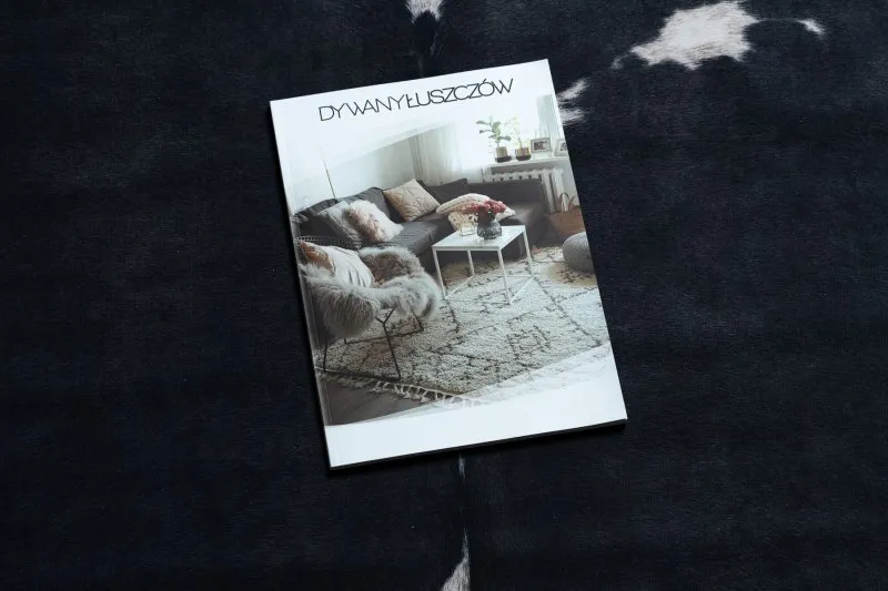Dywan Sztuczna Skóra Bydlęca, Krowa G5070-3 Czarno-biała skórka