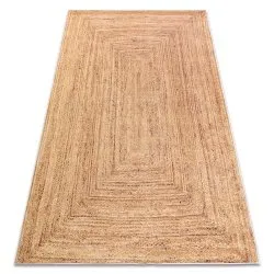 Tappeto lavabile ANDRE 1017 Treccia antiscivolo - beige