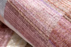 Tappeto lavabile ANDRE 2295 Strisce antiscivolo - rosa / blu